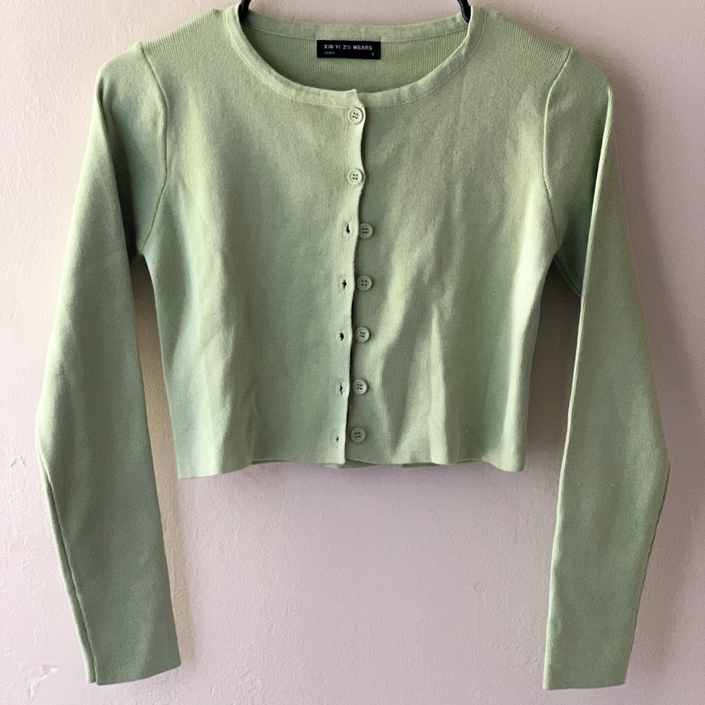 Girl Gang Button Front Knit Top